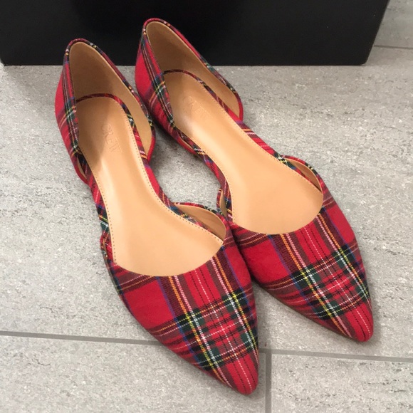 J. Crew Shoes - J Crew Tartan D’Orsat flats